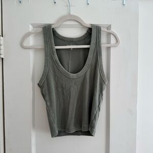 Abercrombie & Fitch Olive Green Tank Top Medium